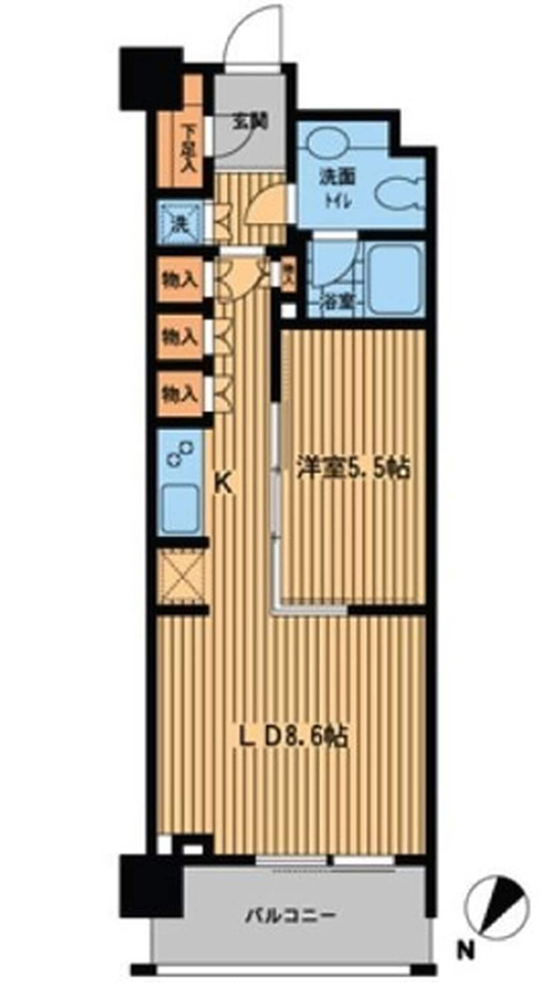 プライムアーバン日本橋横山町の物件間取画像