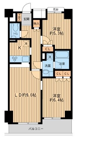 日本橋ファーストレジデンスの物件間取画像