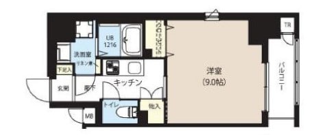 グランカーサ日本橋浜町の物件間取画像