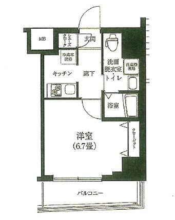 アイルプレミアム亀戸ノースの物件間取画像