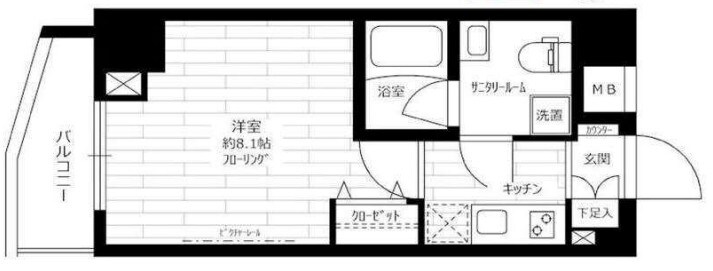 グランドコンシェルジュ亀戸の物件間取画像