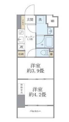 フェリーチェ錦糸町の物件間取画像