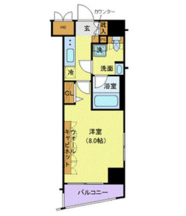 ブライズ亀戸の物件間取画像