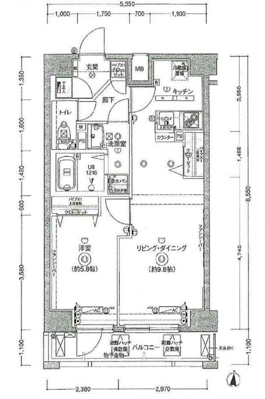 ラヴィリオ錦糸町ベルグレードの物件間取画像