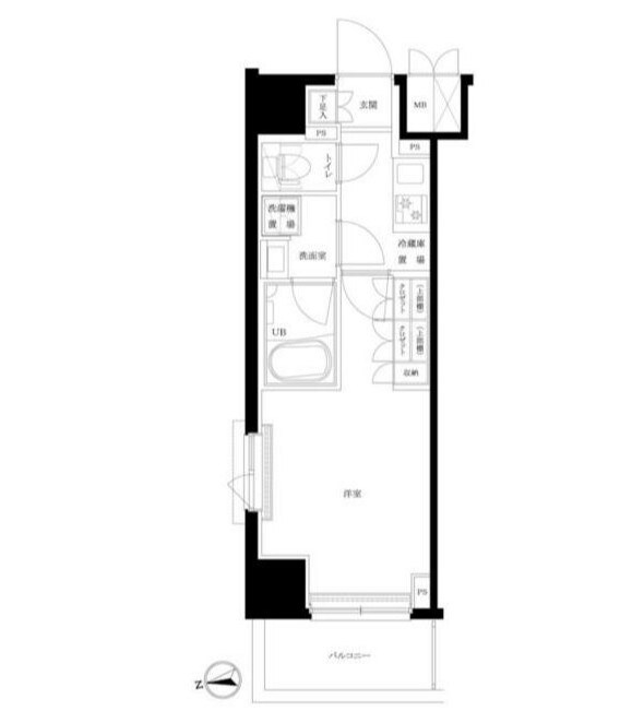 ルーブル南砂町の物件間取画像