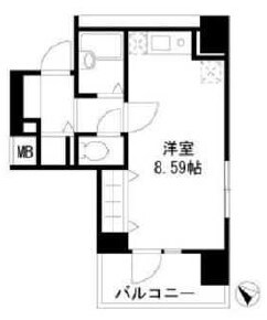 月島４丁目マンションの物件間取画像