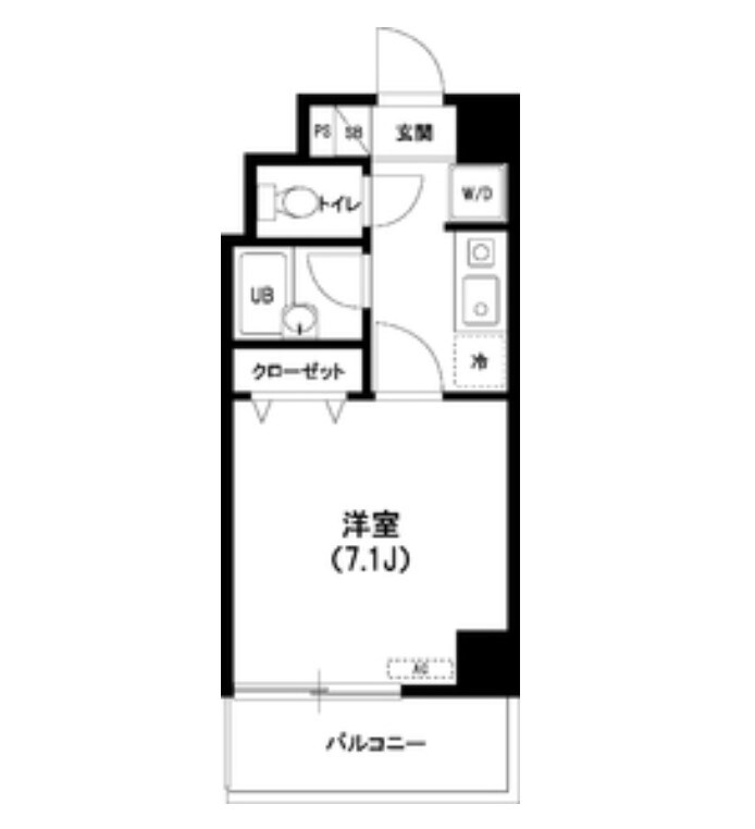 ヴィラクリヤマの物件間取画像