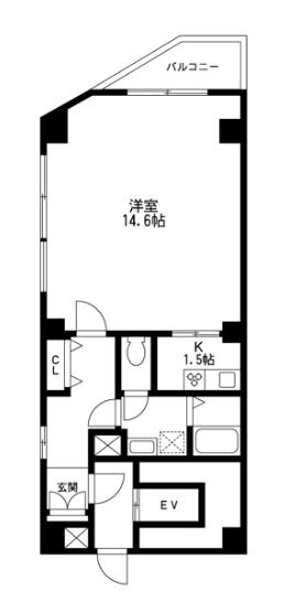 リンクス日本橋本町（LYNX日本橋本町）の物件間取画像