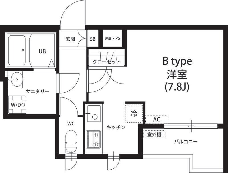 リブリ・ヴィラクリヤマIIの物件間取画像