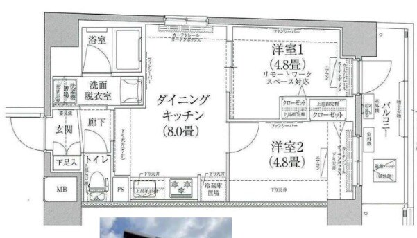 ルフレプレミアム押上イーストの物件間取画像