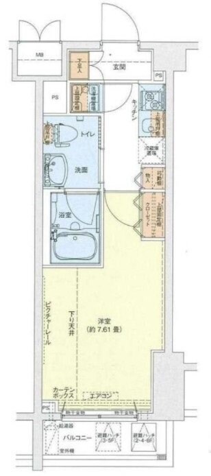 ドルチェ東京押上ツインズ壱番館の物件間取画像