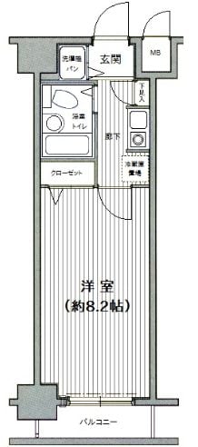 ガラ・ステージ日本橋の物件間取画像