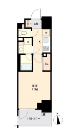 プライマル南砂の物件間取画像