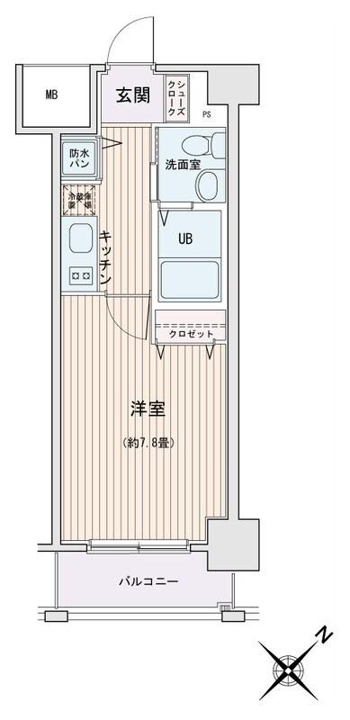 HF門前仲町レジデンスの物件間取画像