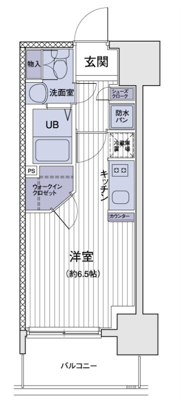 エスティメゾン大島の物件間取画像