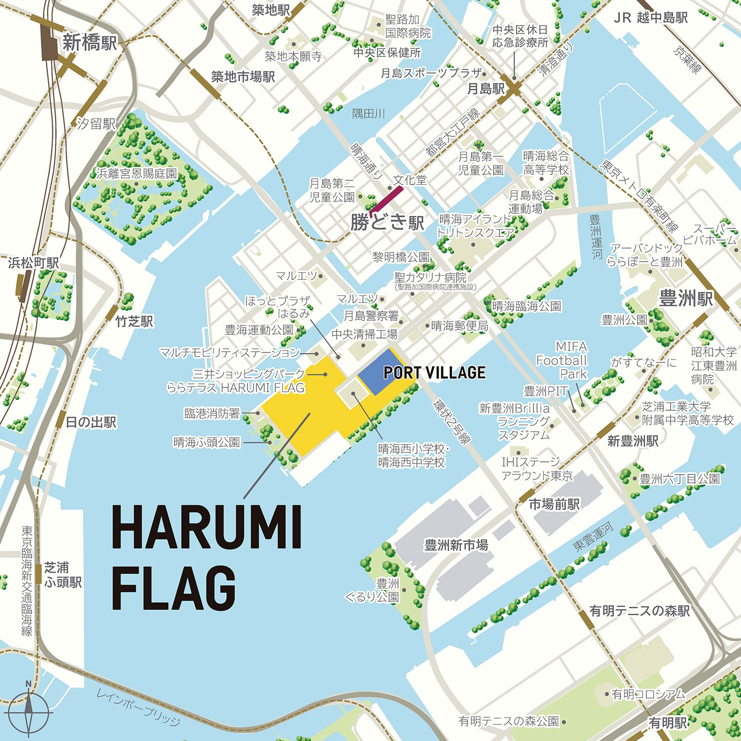 晴海フラッグ ポートビレッジ B棟（HARUMI FLAG）の物件内観写真