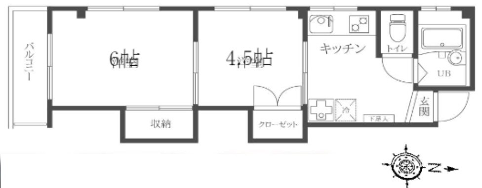 第二永島ビルの物件間取画像