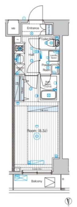 ブライズ亀戸ドゥエの物件間取画像