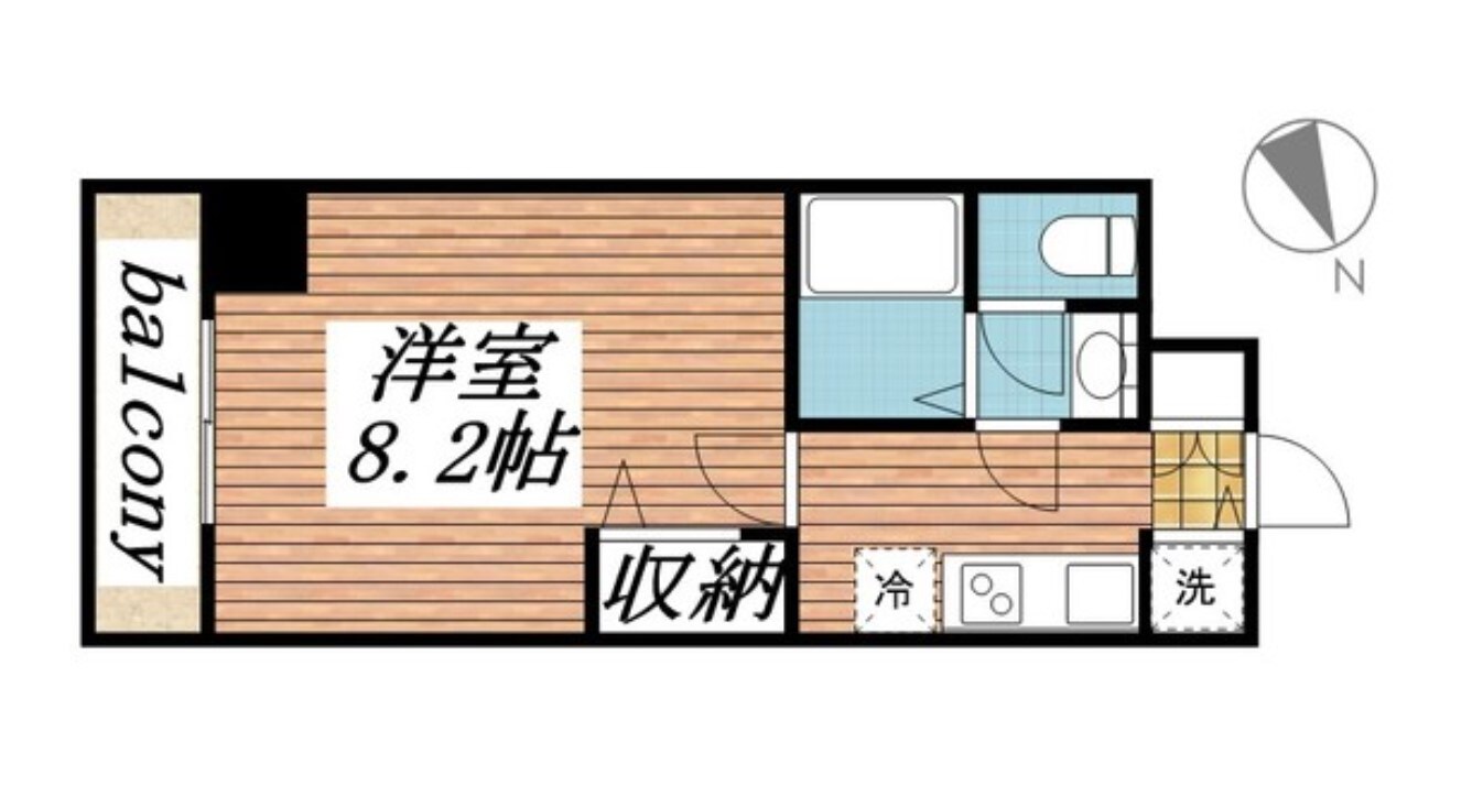 メゾン・ド・ヴィレ日本橋浜町の物件間取画像