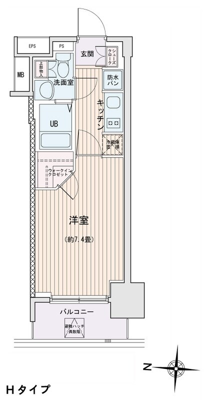 エスティメゾン錦糸町IIの物件間取画像