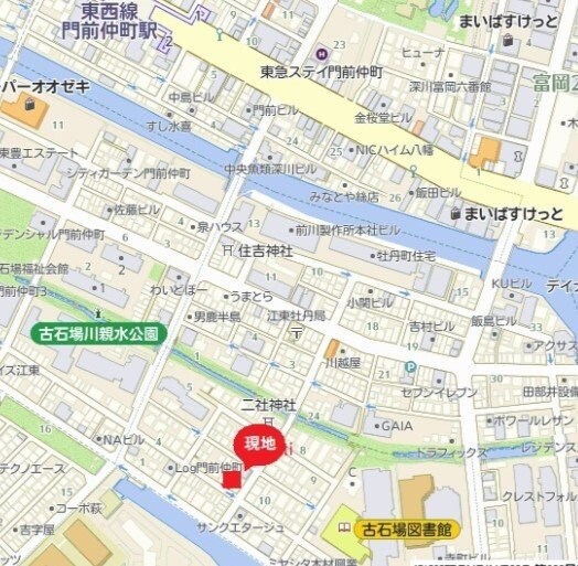 ライブフラット門前仲町（旧グローリオシェルト門前仲町II）の物件内観写真