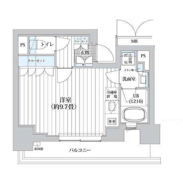 ライオンズフォーシア清澄白河の物件間取画像