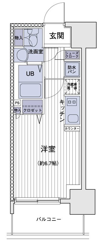 エスティメゾン大島の物件間取画像