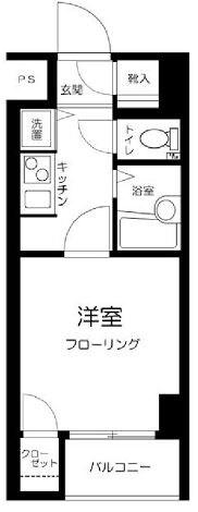 スカイコート日本橋第5の物件間取画像