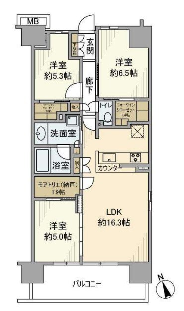 リビオシティ南砂町ステーションサイトの物件間取画像