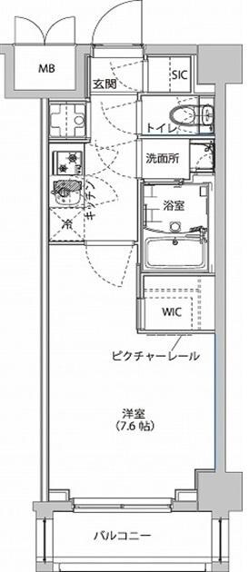 ハーモニーレジデンス東京イーストサイドの物件間取画像