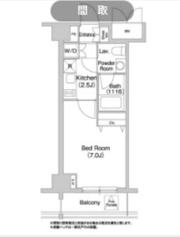 コンフォリア豊洲の物件間取画像