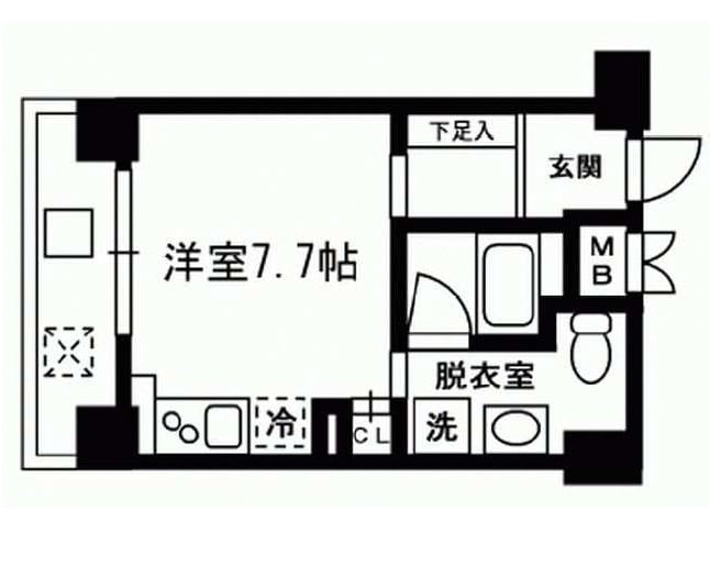 レジディア東日本橋の物件間取画像