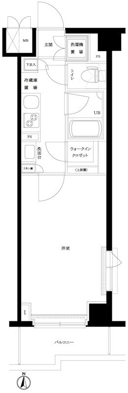 ルーブル亀戸天神前の物件間取画像