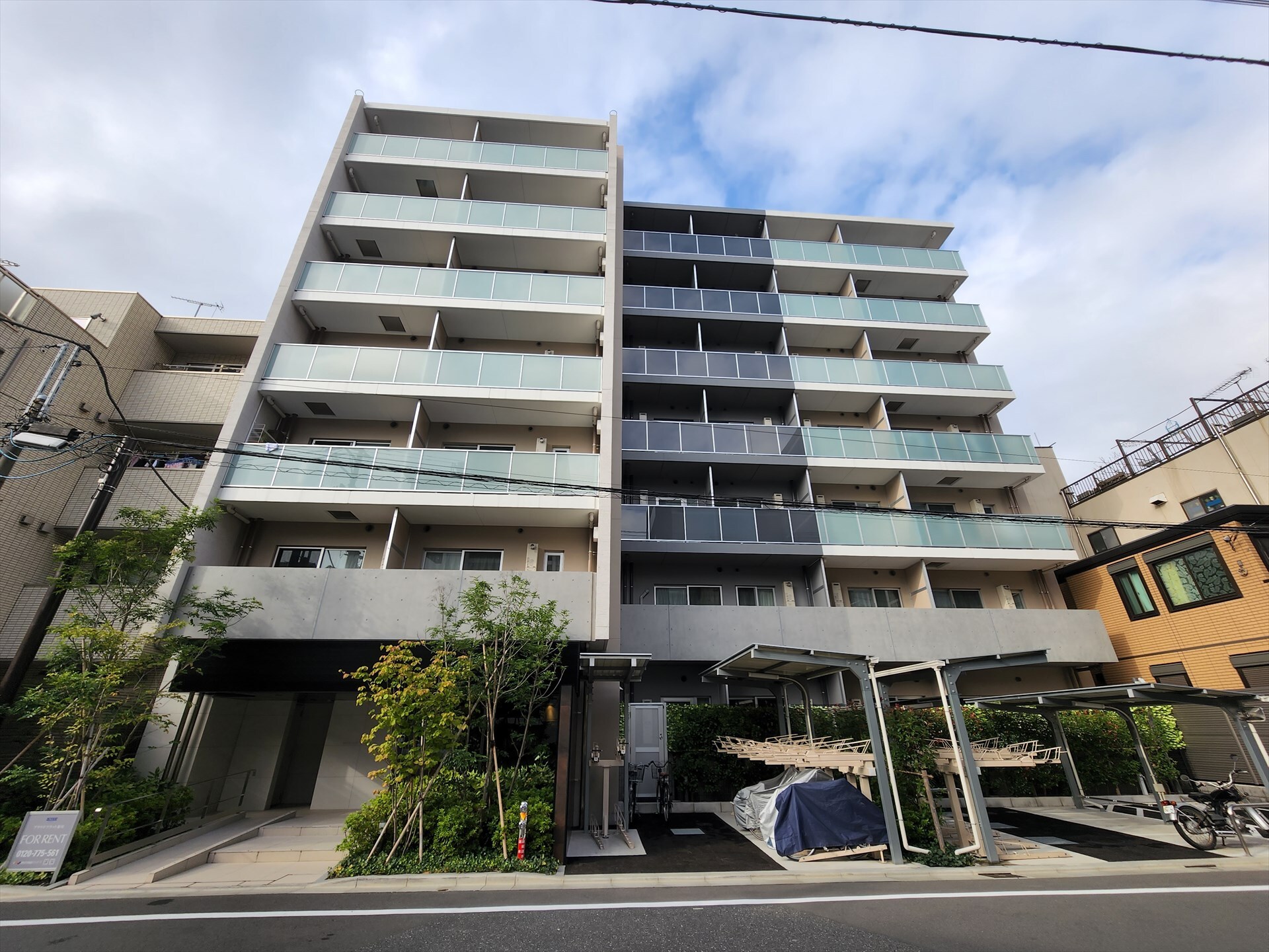 プラウドフラット菊川の物件外観写真