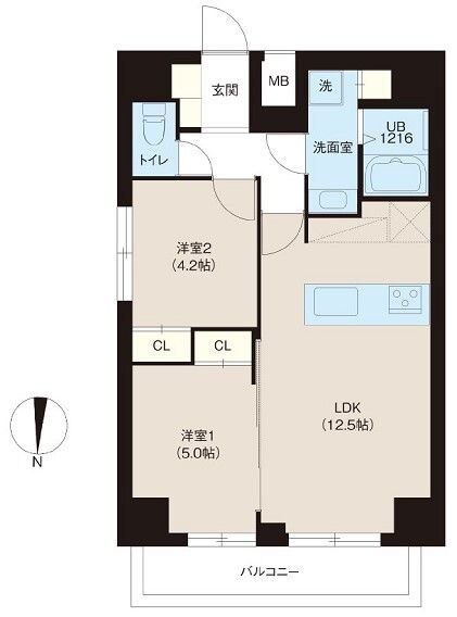 レオーネ錦糸町の物件間取画像