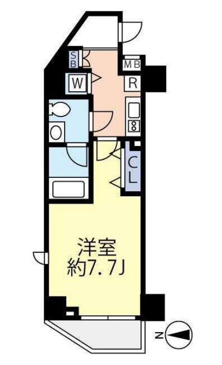 グランヴァン大島の物件間取画像