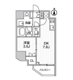 オルタナ亀戸III（ALTERNA亀戸III）の物件間取画像