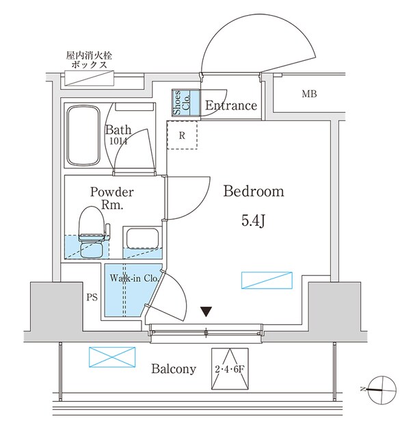 パークアクシス錦糸町スタイルズの物件間取画像