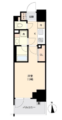 プライマル南砂の物件間取画像