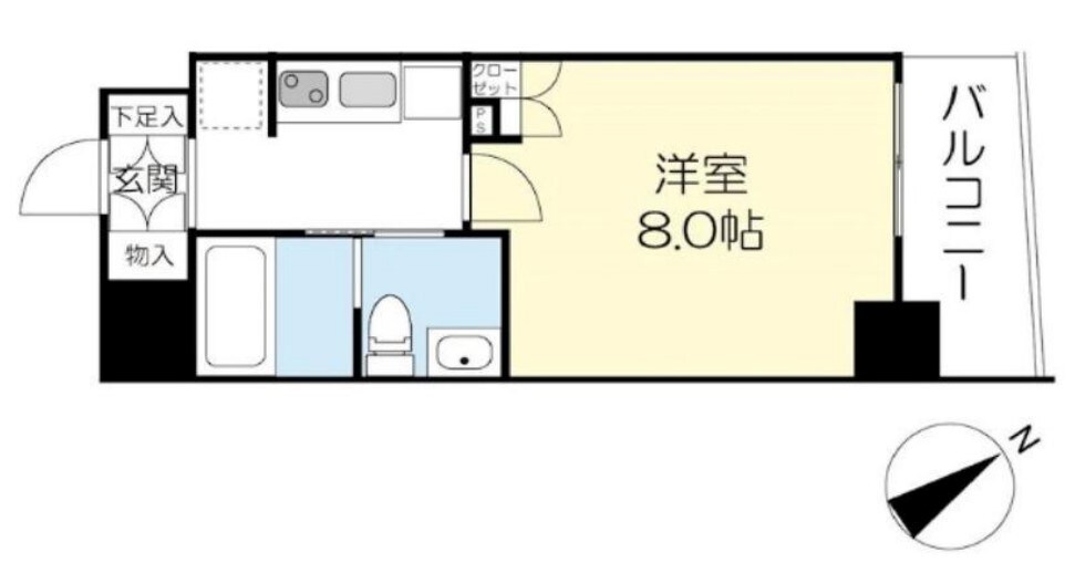 八丁堀3丁目賃貸マンションの物件間取画像