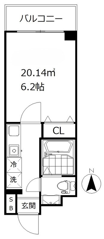 銀座アパートメントハウスの物件間取画像