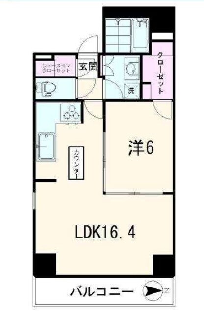 アイムズ芝大門の物件間取画像