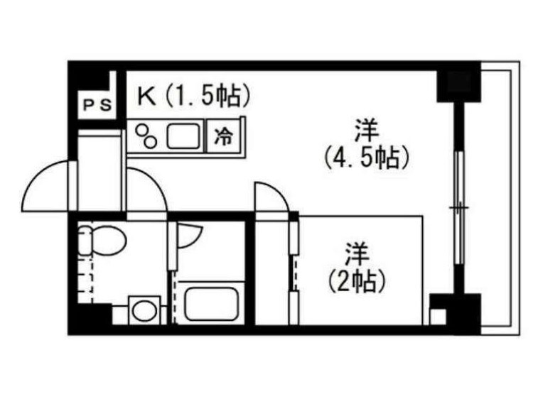 レジディア麻布十番IIの物件間取画像