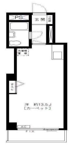 メゾン東麻布の物件間取画像