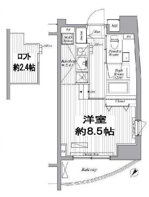 ブランシック白金台の物件間取画像