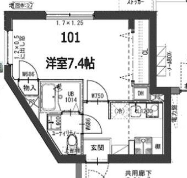 アイリス東品川　の物件間取画像