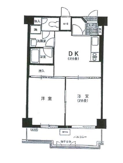 三越ゼームス坂マンションの物件間取画像