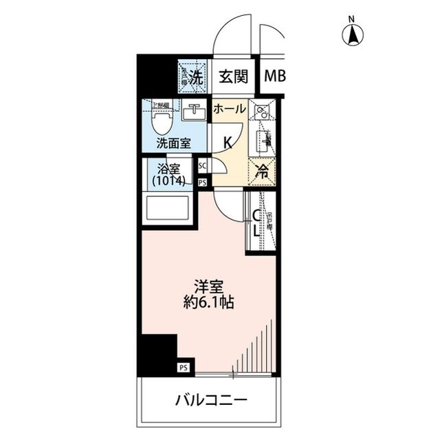 プレール・ドゥーク品川旗の台の物件間取画像