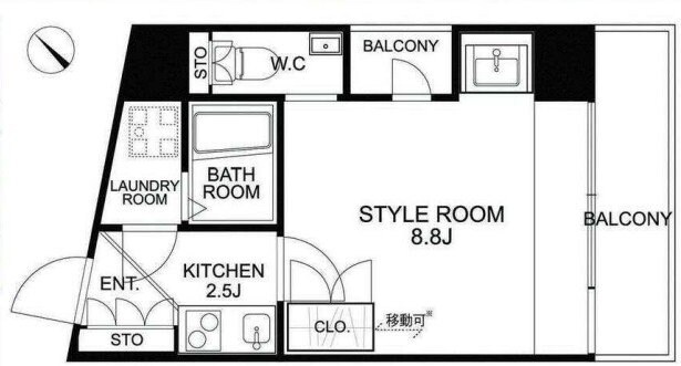 ティエドゥール麻布台の物件間取画像