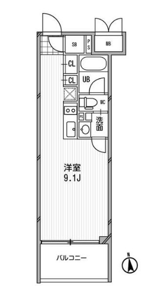 アーデン芝公園の物件間取画像